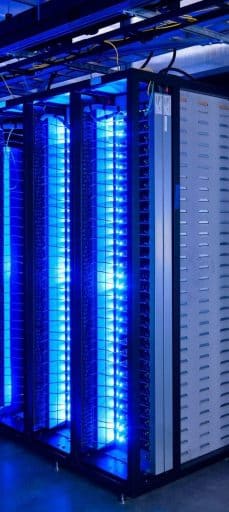 Free computer server room image, public domain CC0 photo.